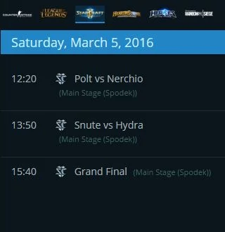 IEM 2016 - StarCraft II - piąty marca