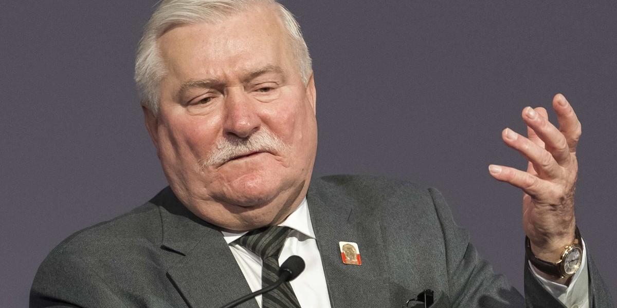 Prezydent Lech Wałęsa.