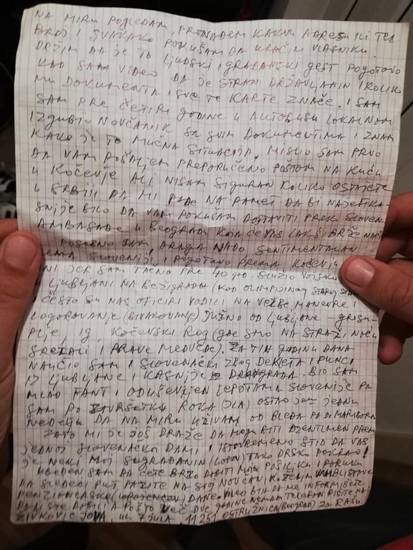 Pismo gospodina Raše