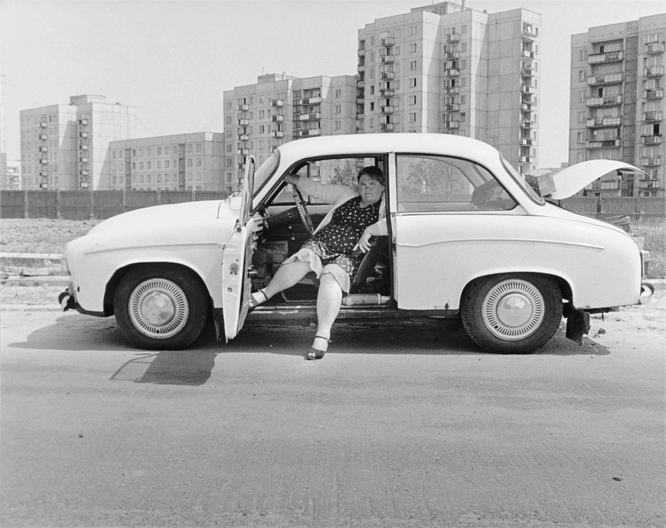 Syrenka, Warszawa, os. Ursynów, 1984, Fot. Krzysztof Pawela/ MHF