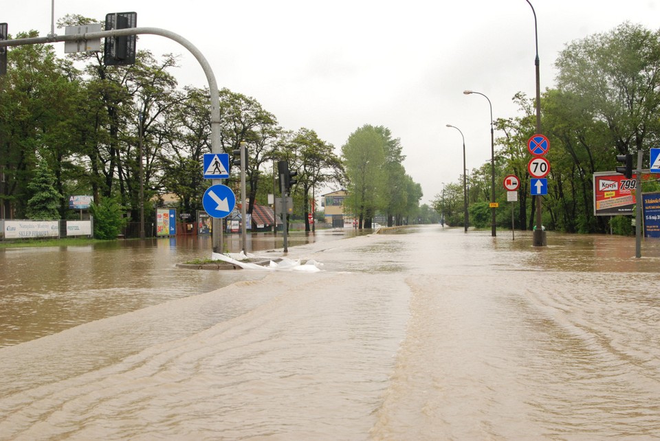 Kraków, zdjęcia z rejonu Saska-Nowohucka i most Wandy