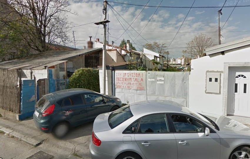 Mesto gde je nekada bio otpad u Dobračinoj