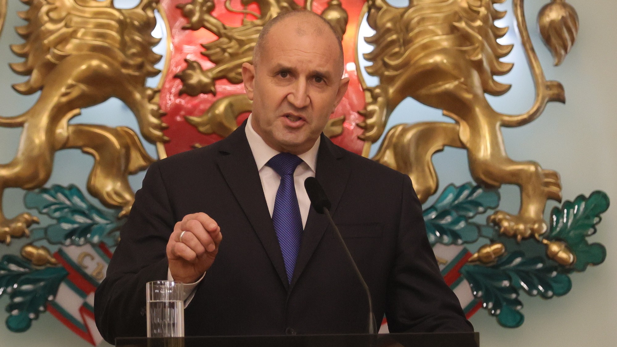 Bulharský premiér Rumen Radev.