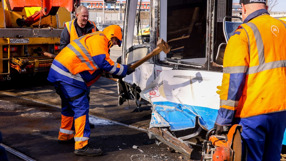 Sudar tramvaja u Moskvi