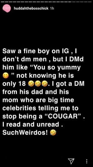 Huddah Monroe's post 