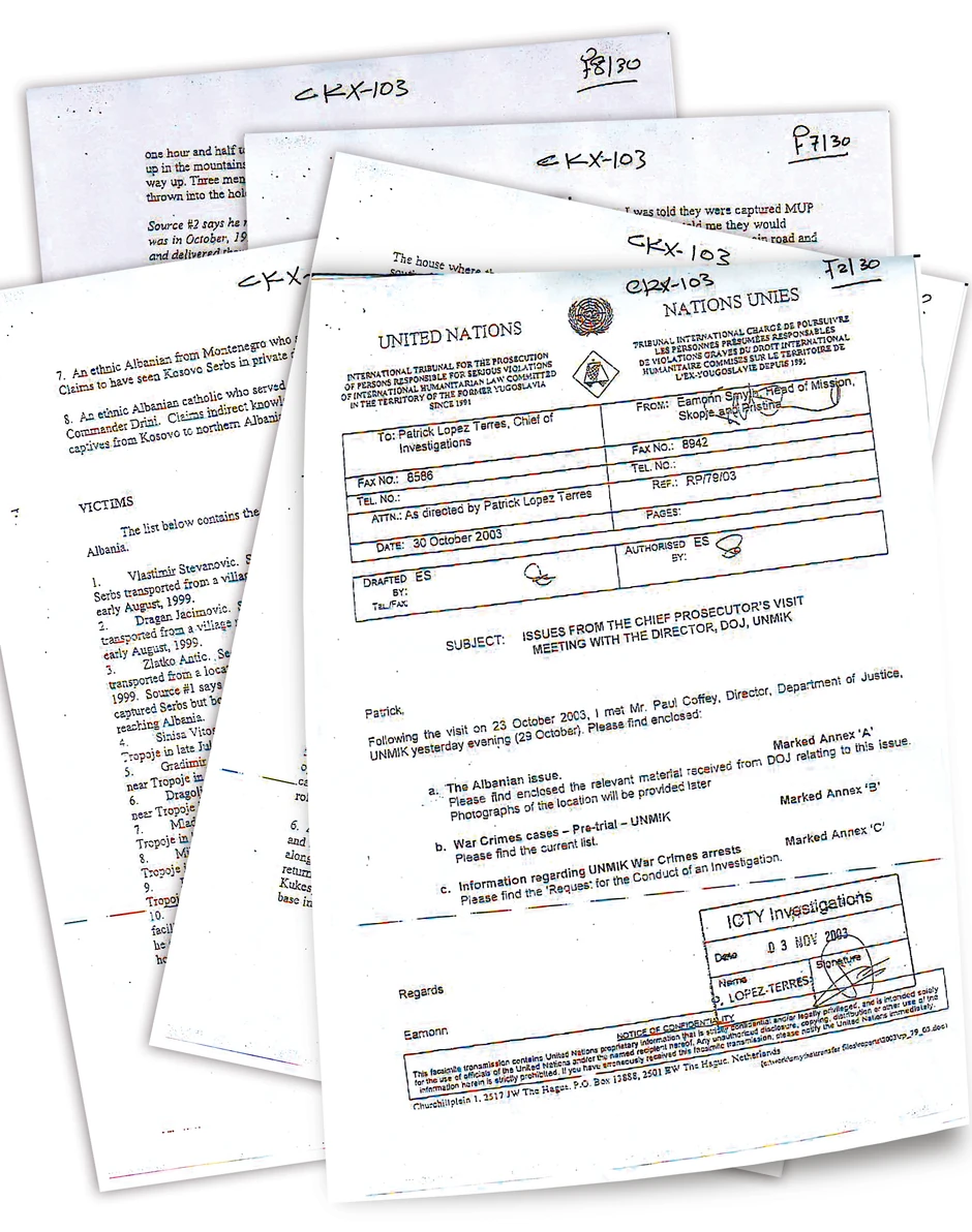 Unmik je oformio predmet o trgovini organima. Potom su upravo ova istraživanja bila osnova od koje je krenuo Dik Marti formirajući slučaj "žuta kuća"