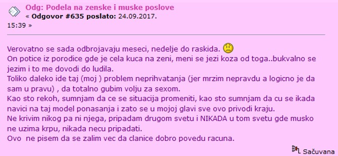 Na ivici razvoda zbog krpe