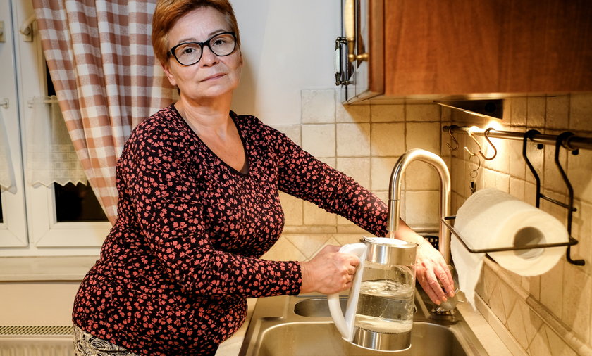 Grażyna Mandla (59l.) z Chorzowa oszczędza wodę. 