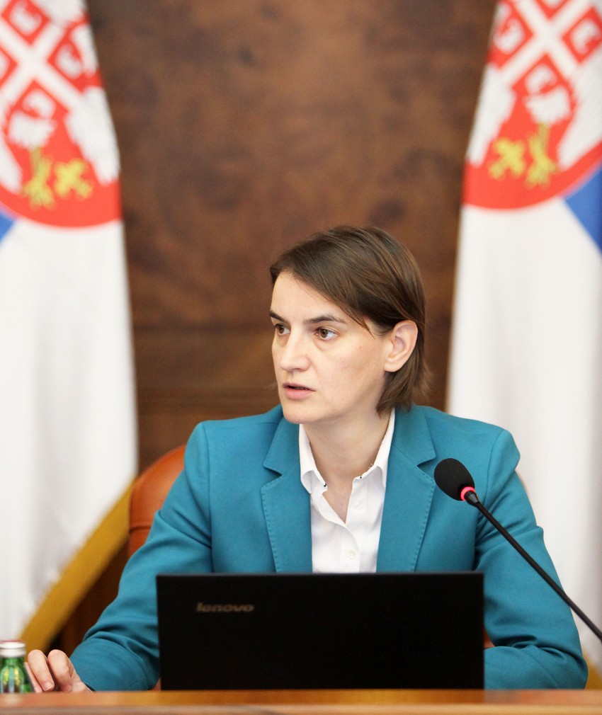 Predsednica Vlade Srbije Ana Brnabić