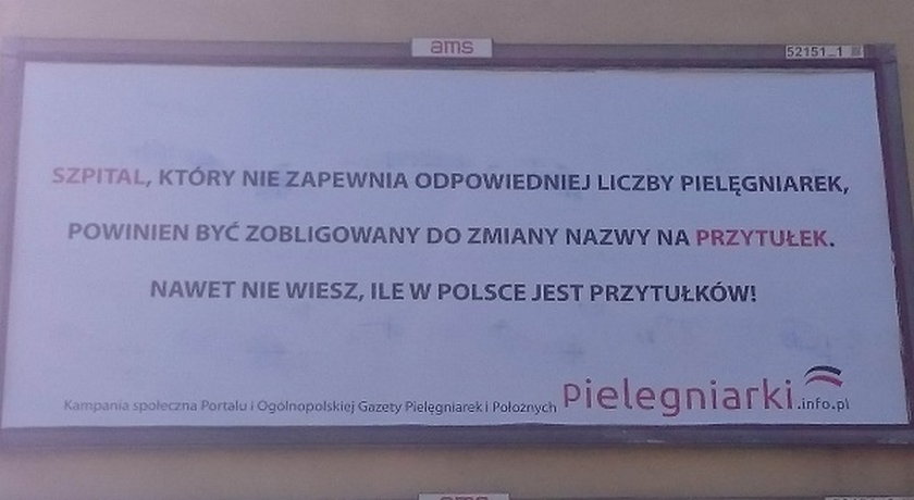 Pielęgniarki wołają o pomoc