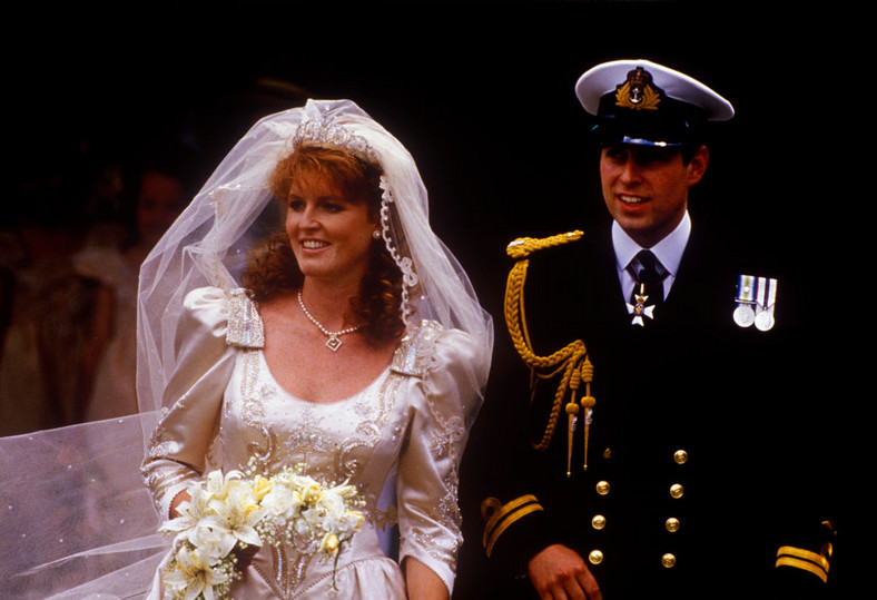 Ślub księcia Andrzeja z Sarą Ferguson, rok 1986