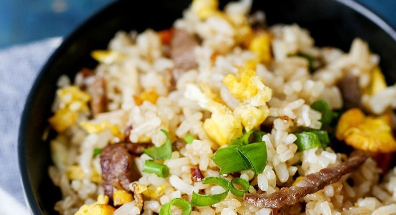 Beef fried rice