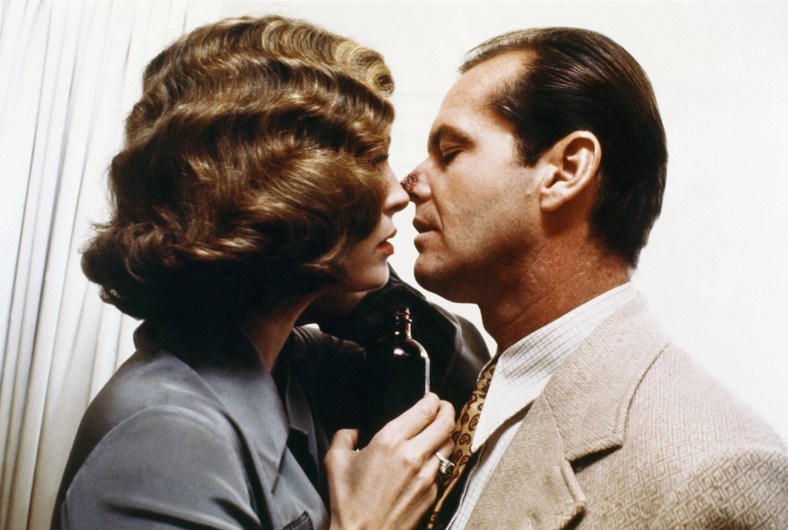 Faye Dunaway i Jack Nicholson w filmie "Chinatown" z 1974 r.