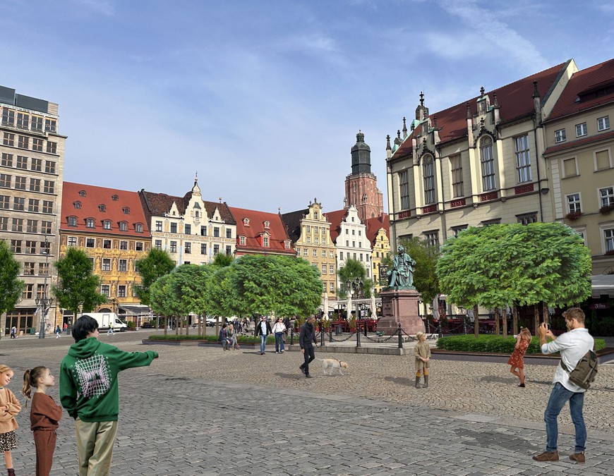 Nowe drzewa mają rosnąć przy pomniku Fredry oraz na pl. Gołębim