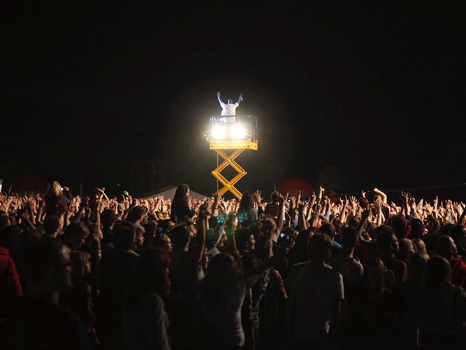 Gwiazda tegorocznego festiwalu amerykański producent muzyczny i raper Kanye West