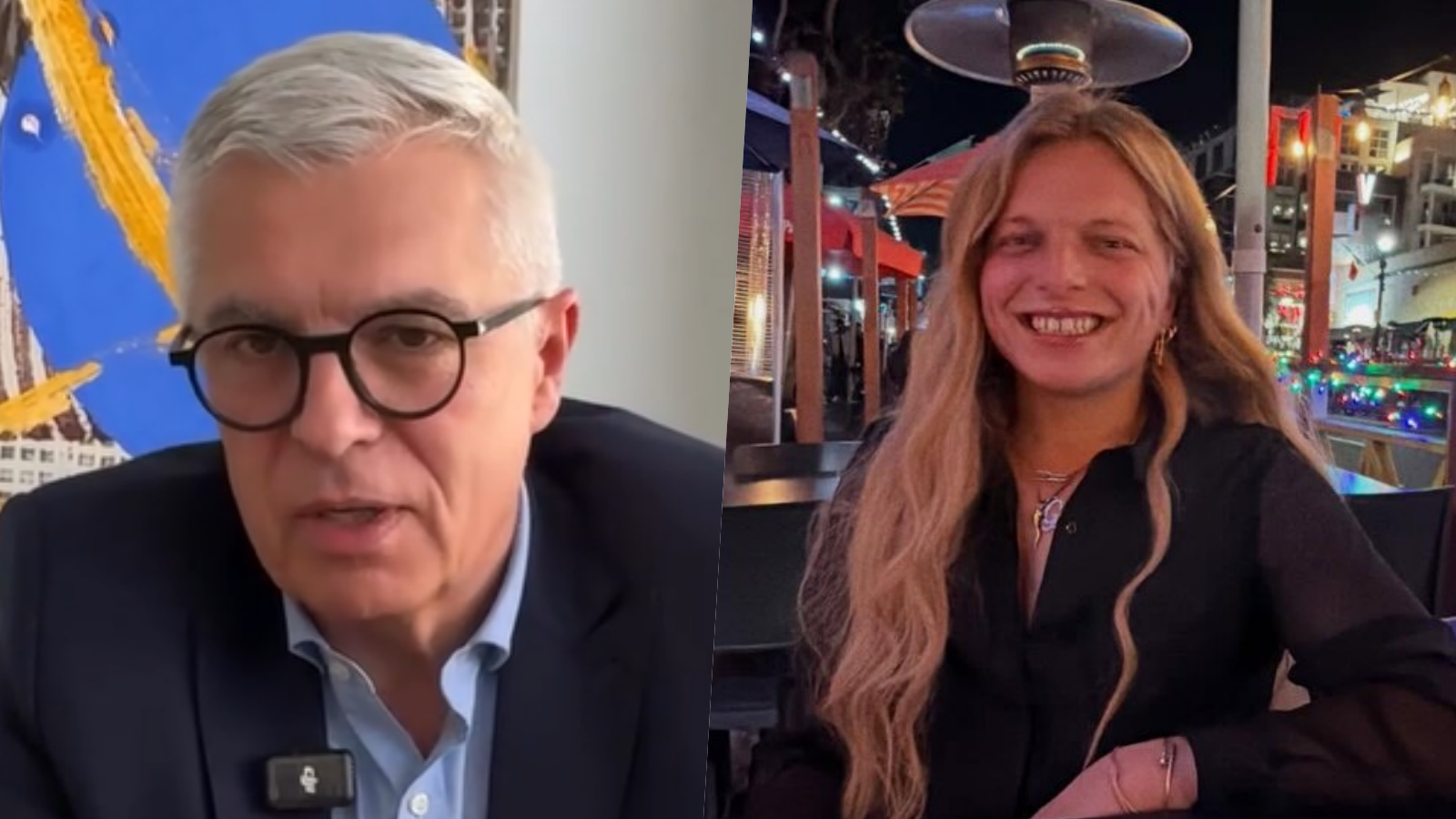 Bývalý minister zahraničných vecí a neúspešný prezidentský kandidát Ivan Korčok a americká influencerka Gwen McMullen.