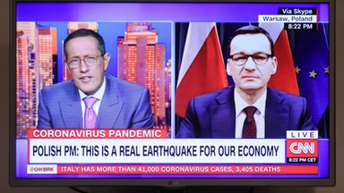 Morawiecki dla CNN: szczyt epidemii przed nami