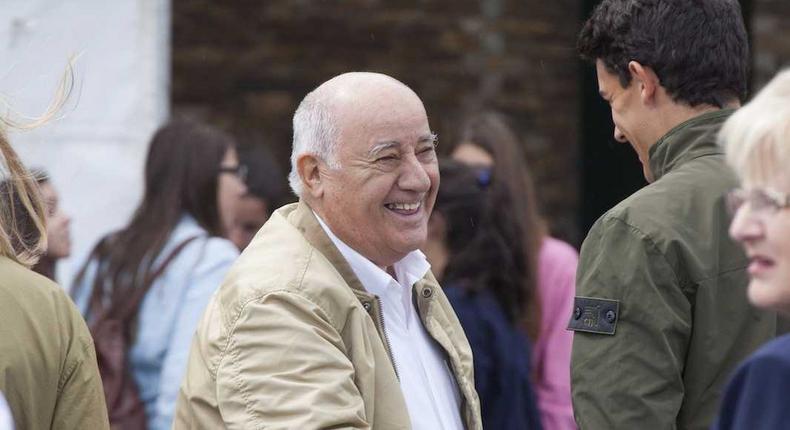 Amancio Ortega is the richest man in the world.