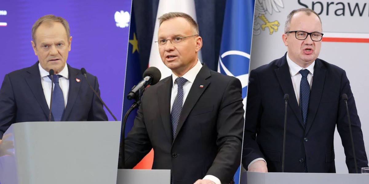 Prezydent Andrzej Duda nie zgadza się z decyzjami premiera  donalda Tuska i ministra Adama Bodnara