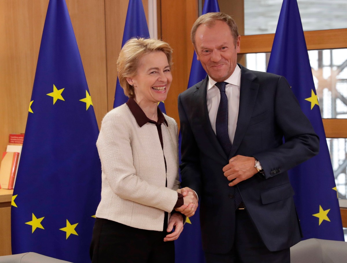 Ursula von der Leyen i Donald Tusk
