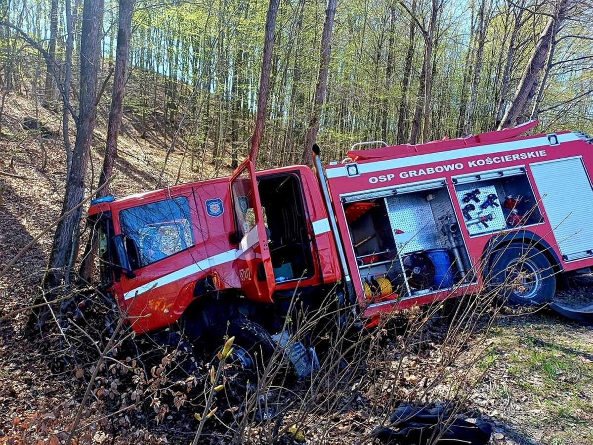 Jechali na obchody Dnia Strażaka. Po drodze doszło do tragedii