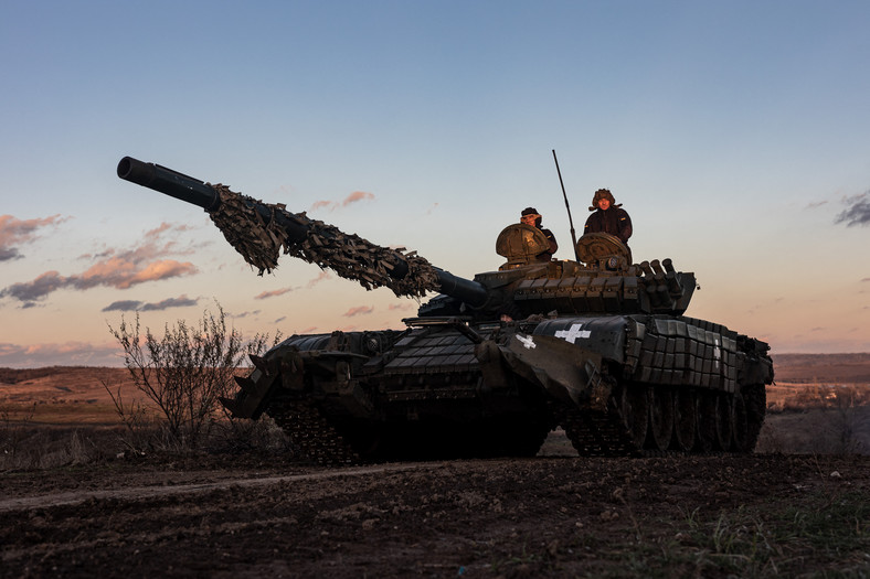 Ćwiczenia ukraińskich żołnierzy w Doniecku. 8 listopada 2023 r.