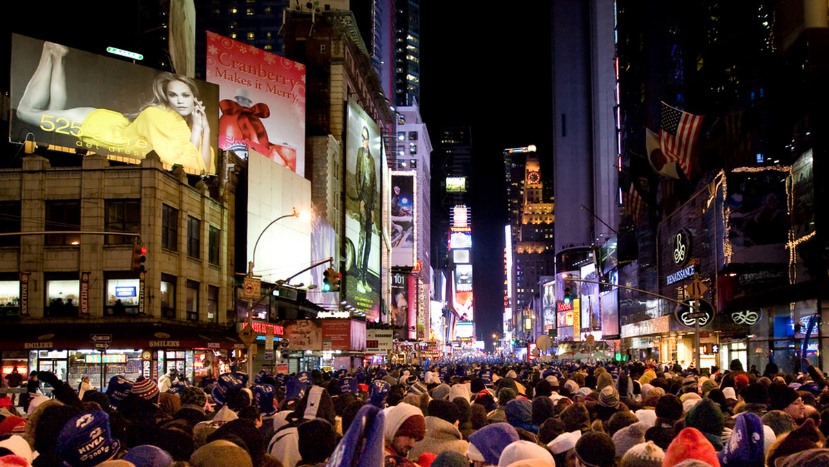 Największe imprezy sylwestrowe na świecie, Nowy Jork, sylwester na Times Square