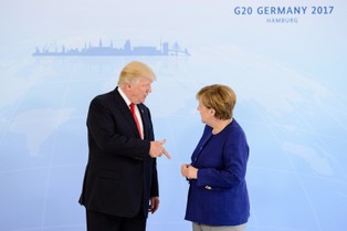 Angela Merkel spotkała się z Donaldem Trumpem. Spotkanie trwało ponad godzinę