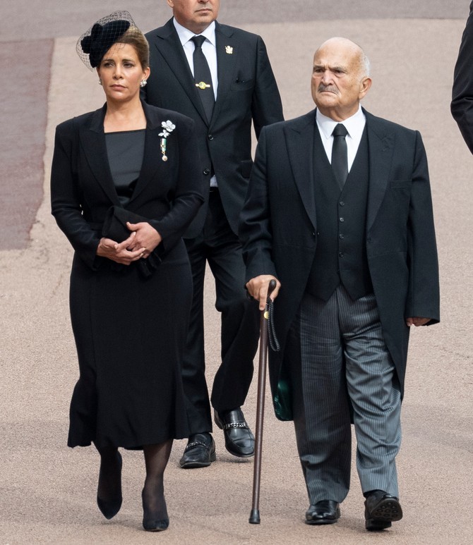 Princeza Haja bint Husein na sahrani kraljice Elizabete