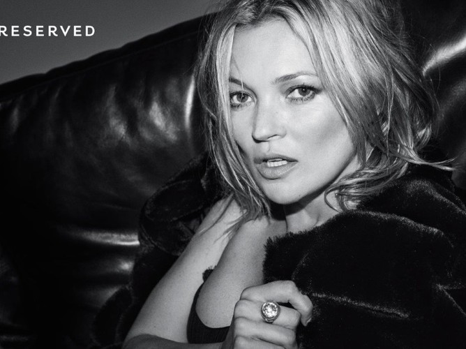 Kate Moss w kampanii Reserved jesień/zima 2017/2018