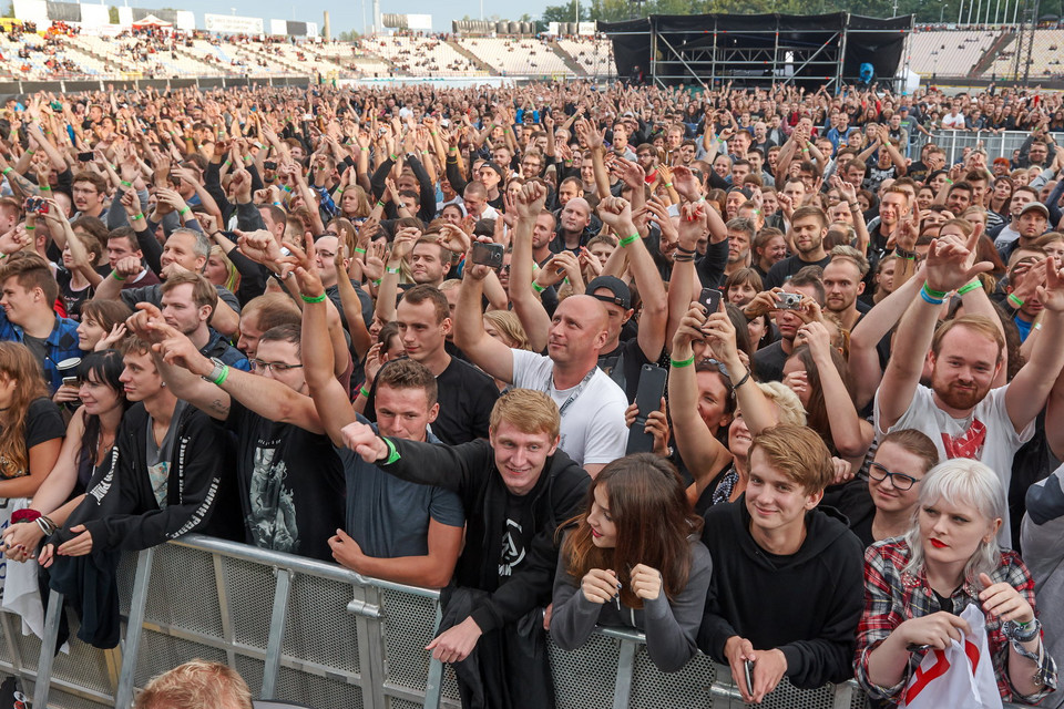 Koncert Linkin Park w Rybniku - publiiczność