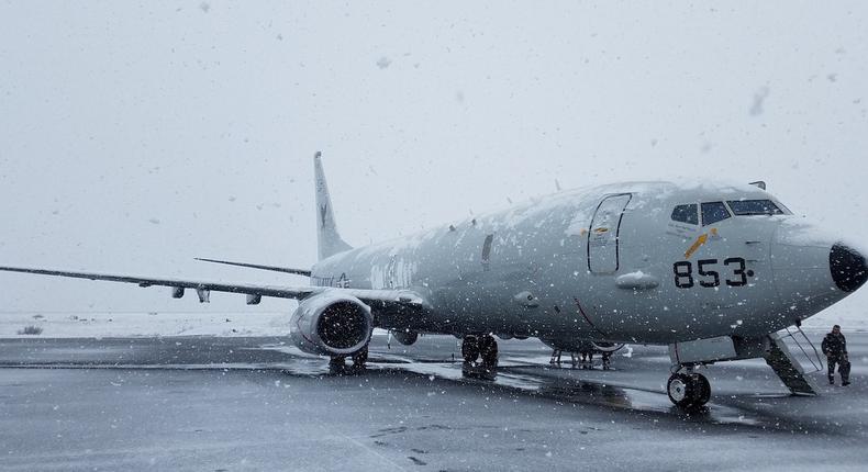 US Navy P-8 Poseidon Keflavik Iceland