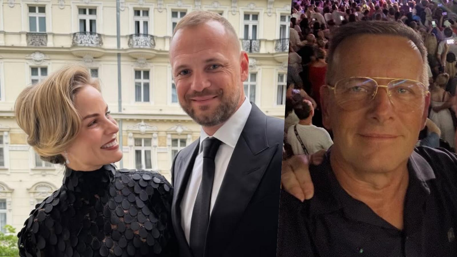 Manželia Ivana a Marián Gáboríkovci a Boris Kollár.