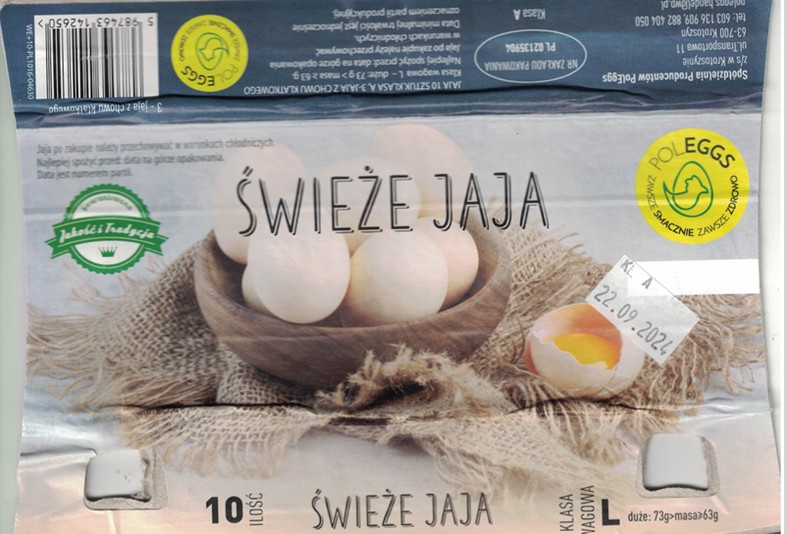 Salmonella w jajkach. GIS wydał ostrzeżenie