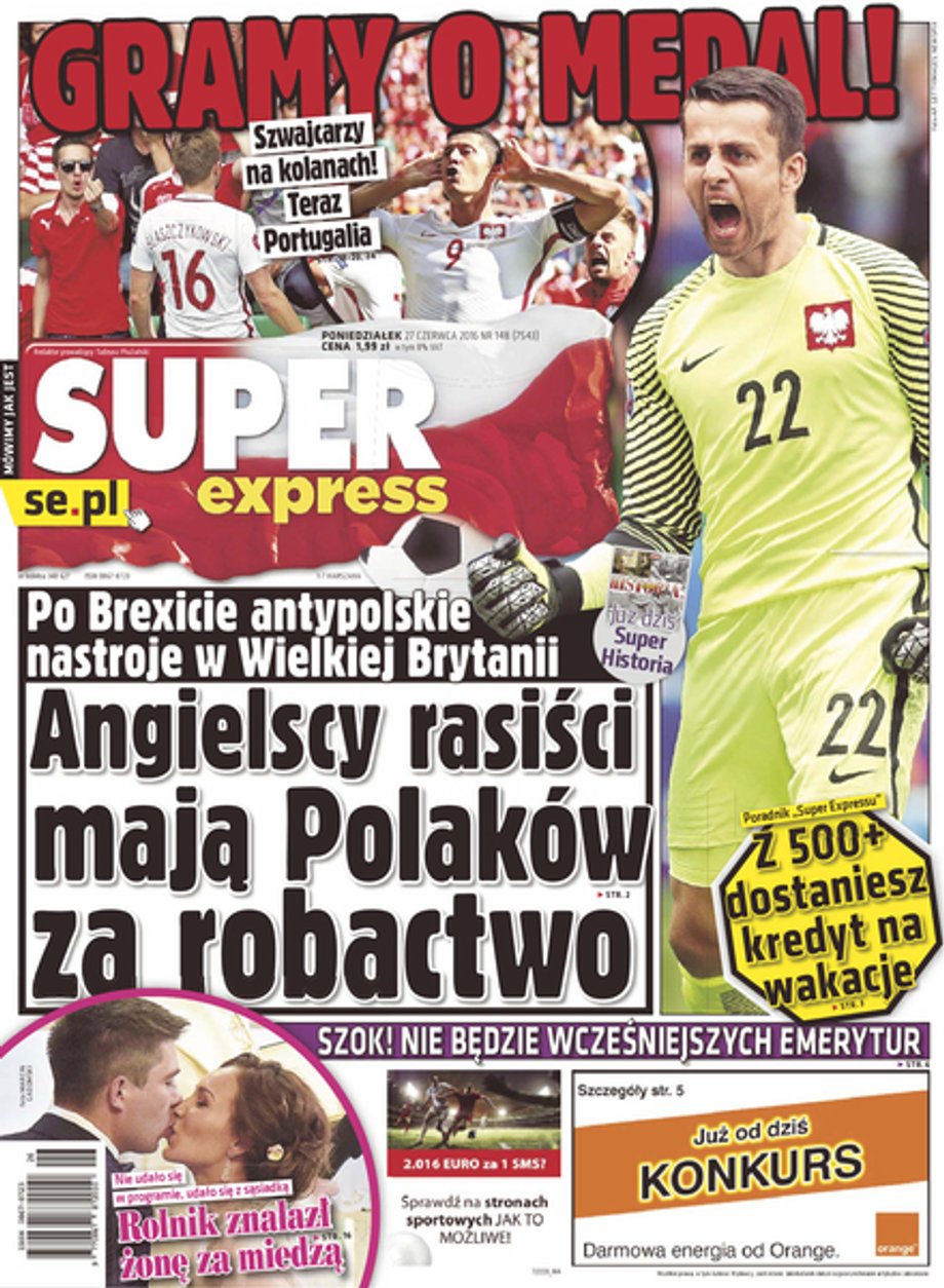 Okładka "Super Expressu"