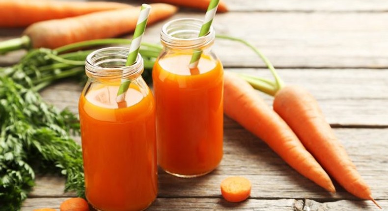 Carrot juice(Organic Facts)