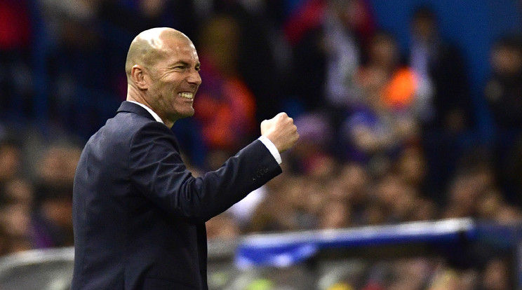 Zinedine Zidane győztes csapatot faragott a Realból/Fotó: AFP