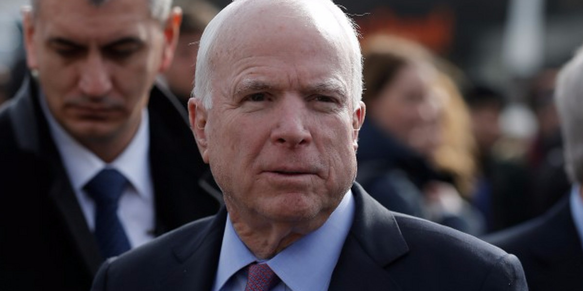 John McCain calls US diplomacy 'toothless' and advocates for military intervention in Syria