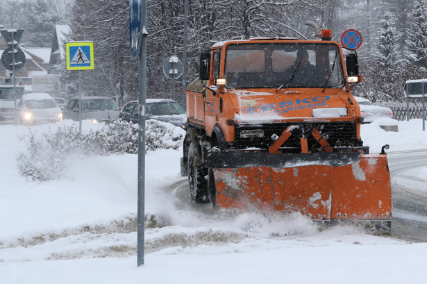 Pług śnieżny w Zakopanem