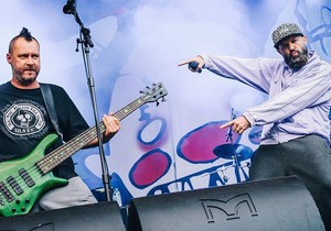 Sem Rivers i Fred Durst na nastupu u Berlinu 2015. godine | Foto: Stefan Hoederath/Redferns via Getty Images