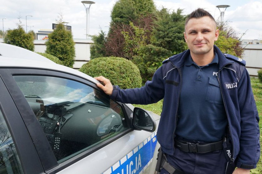 Sierż. sztabowy Adam Grabiec, policjant z Żor 