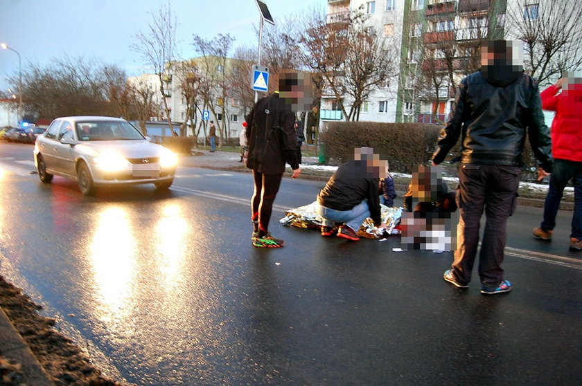 Potrącił starszą panią na „zebrze”