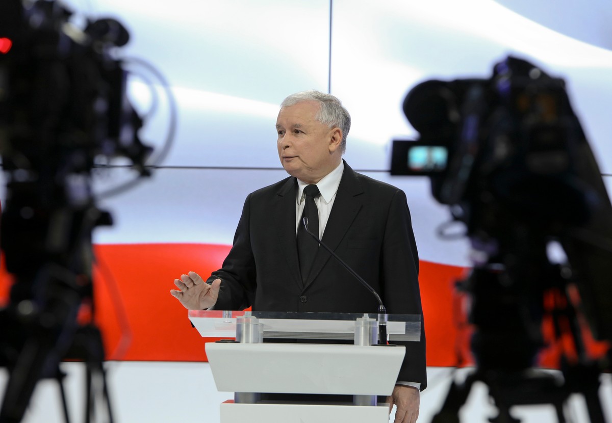 Prezes PiS Jarosław Kaczyński