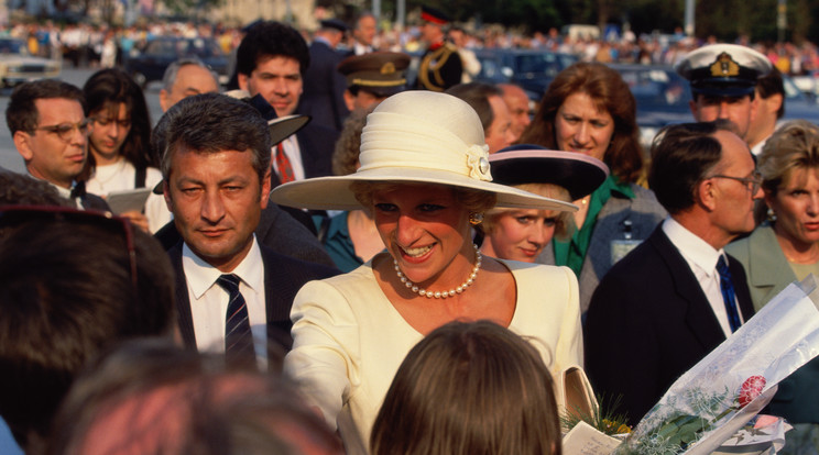 A szívek hercegnője, Lady Diana 1990-ben látogatott el Magyarországra /fotó: Getty Images