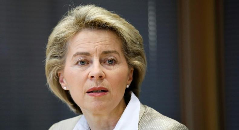 German Defence Minister Ursula von der Leyen said that the NATO target of spending two percent of GDP on defence painted an incomplete picture of actual contributions