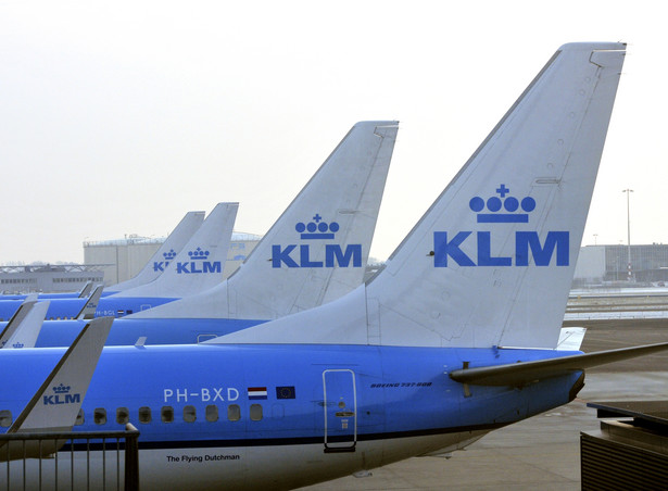 Holenderskie linie lotnicze KLM odwołało 130 lotów z Amsterdamu
