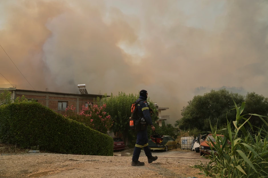 Požari u Grčkoj - Vounteni u predgrađu Patrasa na zapadu zemlje 13. avgusta