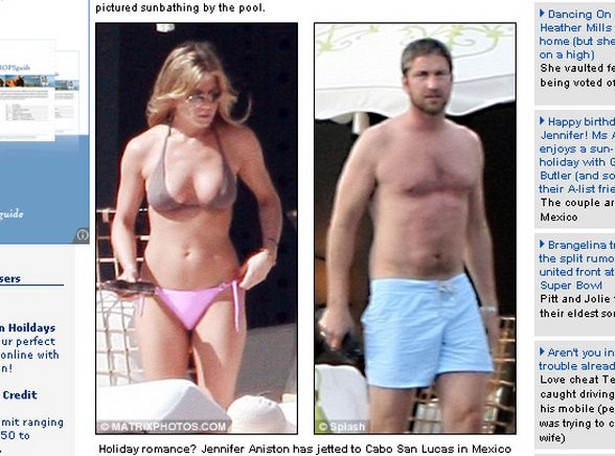 Jennifer Aniston w bikini wygląda świetnie