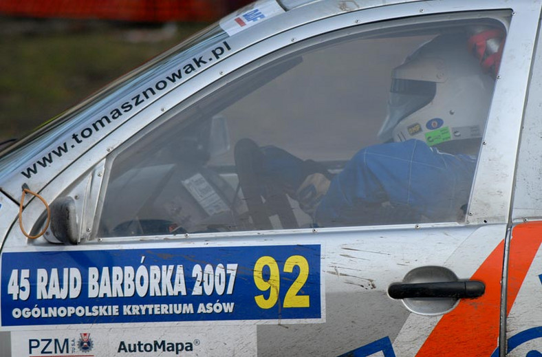 Rajd Barbórka 2007: Hołek o sukcesie na Karowej