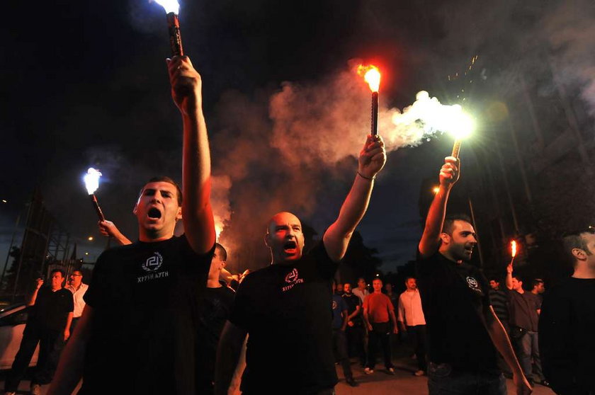 Grecja ekstremistyczna partia Golden Dawn